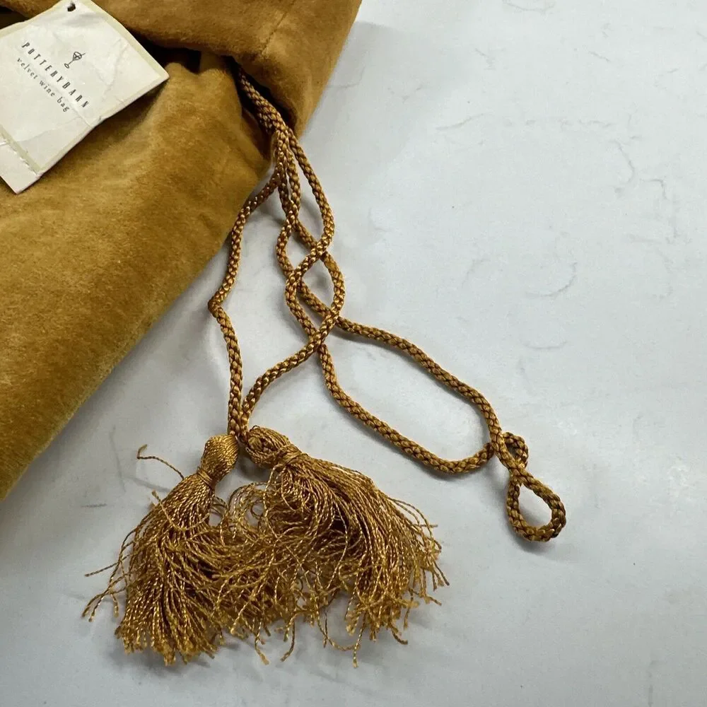 Vintage Pottery Barn Velvet Bag With Tags Holiday Hostess Gift